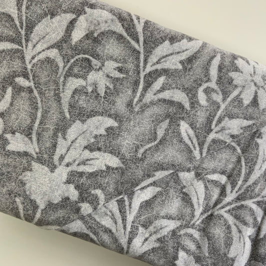 Vintage Tapestry Silver Grey Floral